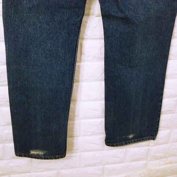 Vintage 70s-80s LEE Denim Jeans Men-40x30 Bootcut 5-Pocket Faded Soft-Worn Flaws - Picture 12 of 12
